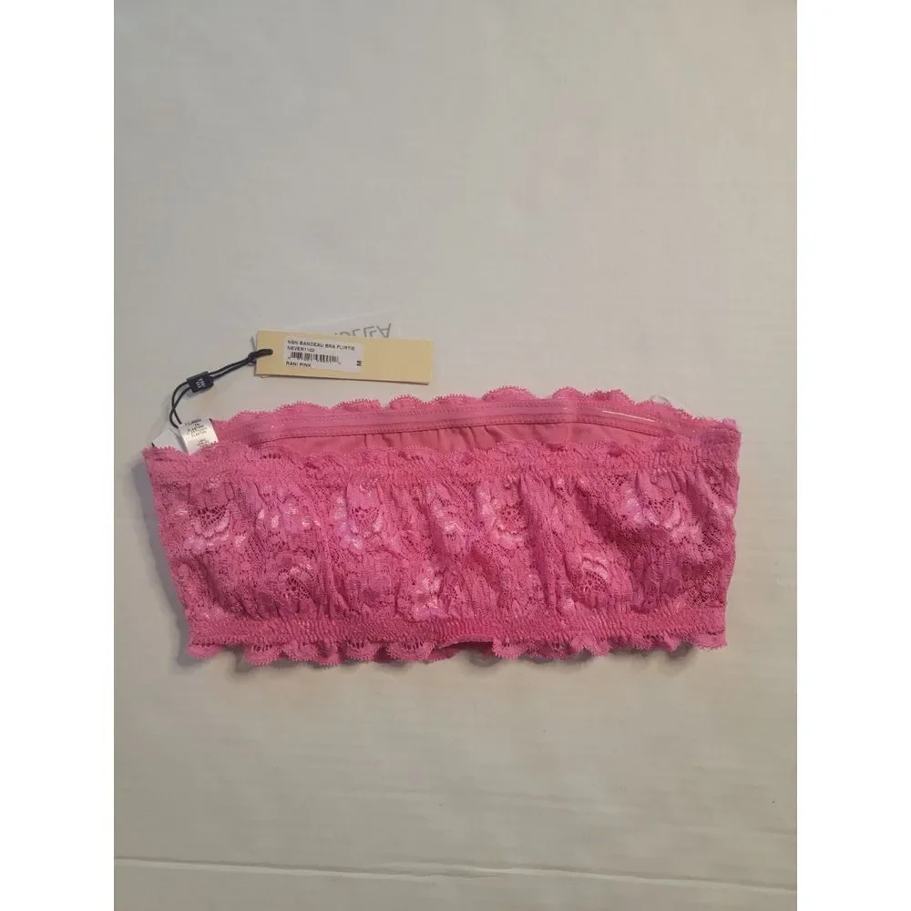 COSABELLA Never Say Never Bandeau Bra‎ Strapless Lace Bra Medium 